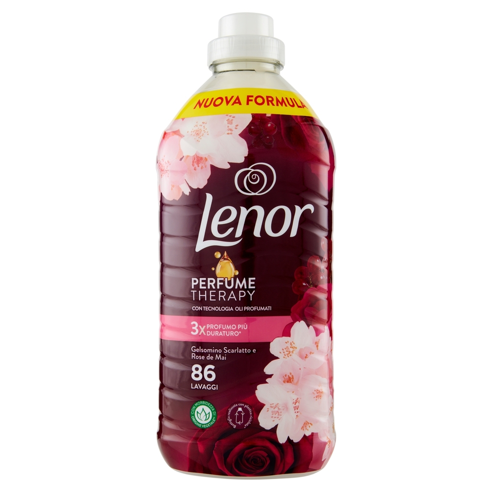 Lenor Ammorbidente Lavatrice Concentrato, Gelsomino Scarlatto e Rose de Mai, 86 Lavaggi 1806 ml